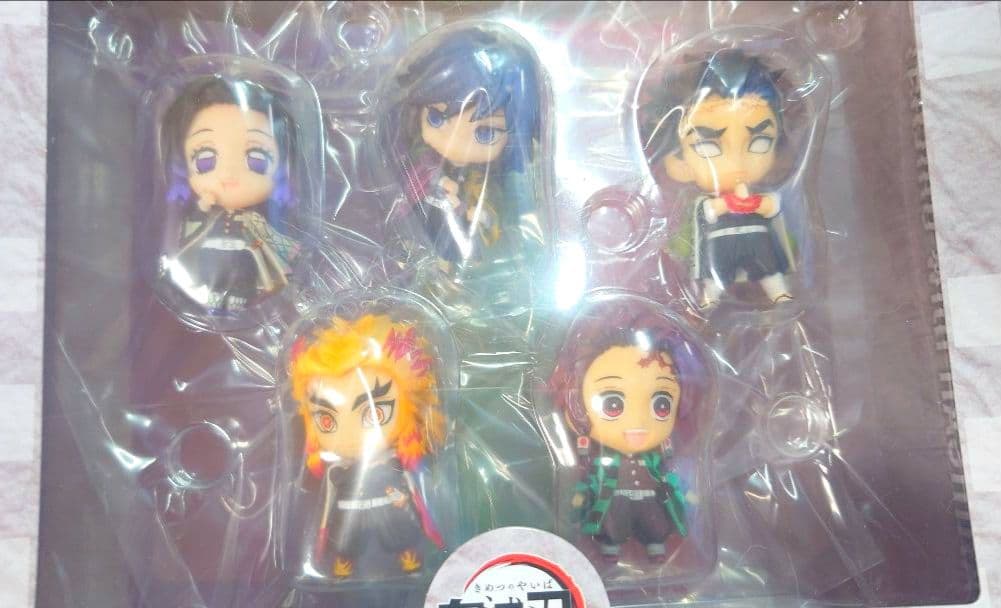新品未開封 炭治郎と柱たち マスコットセット A プレバン限定 メガハウス
