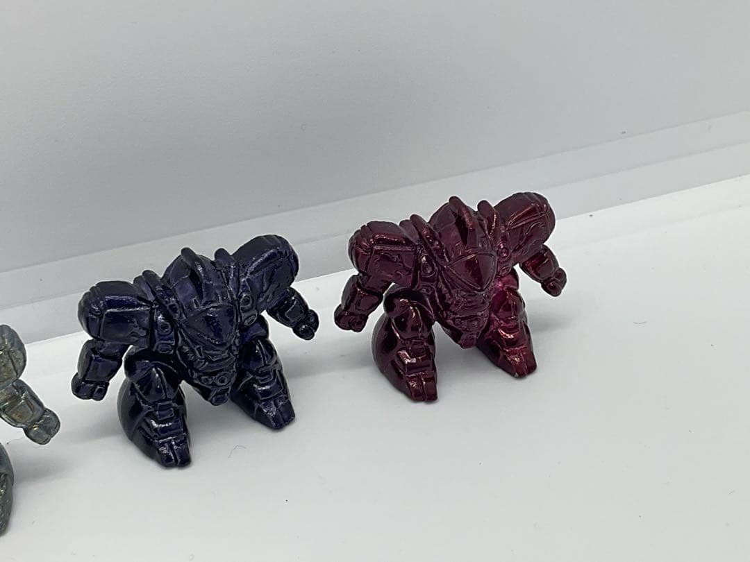 【希少】SEVEN JAPAN ミニフィギュア 3体セット メタリックカラー