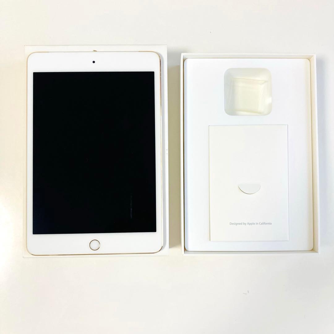 【中古】iPad mini 第4世代 16GB ゴールド (WIFI+セルラー)