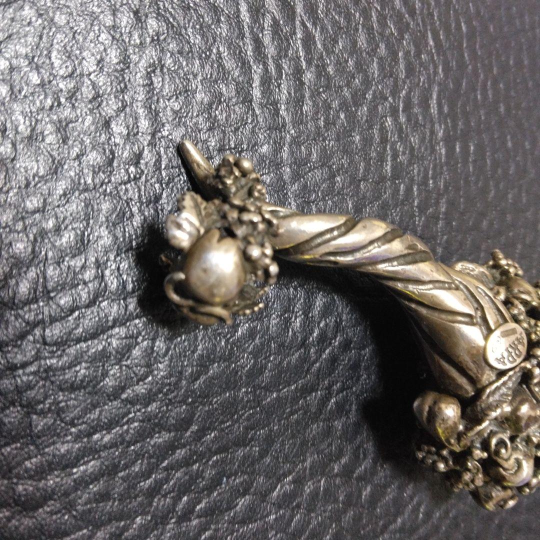 イタリア製 ビンテージ オブジェ アンティークシルバー 置物 ペンダント