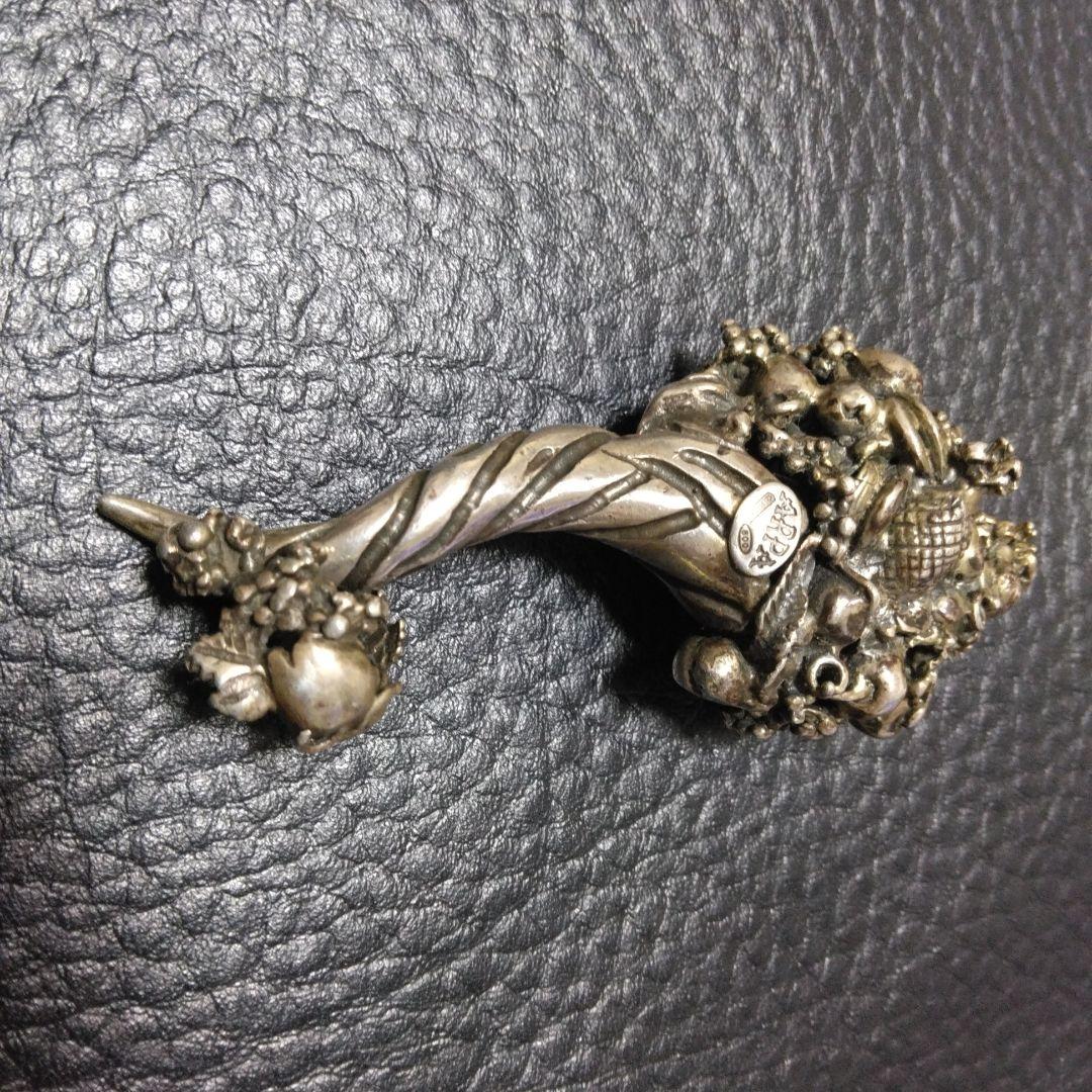 イタリア製 ビンテージ オブジェ アンティークシルバー 置物 ペンダント