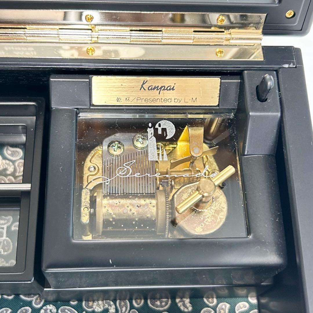 Sankyo製ピアノ型オルゴール付きジュエリーボックス【曲：乾杯】