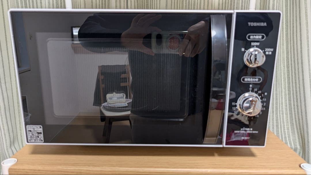 【22年購入・美品】東芝 電子レンジ ER-SM17 箱・説明書完備