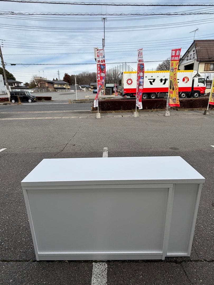 伸長天板付き チェスト 衣類収納 デスク ホワイト