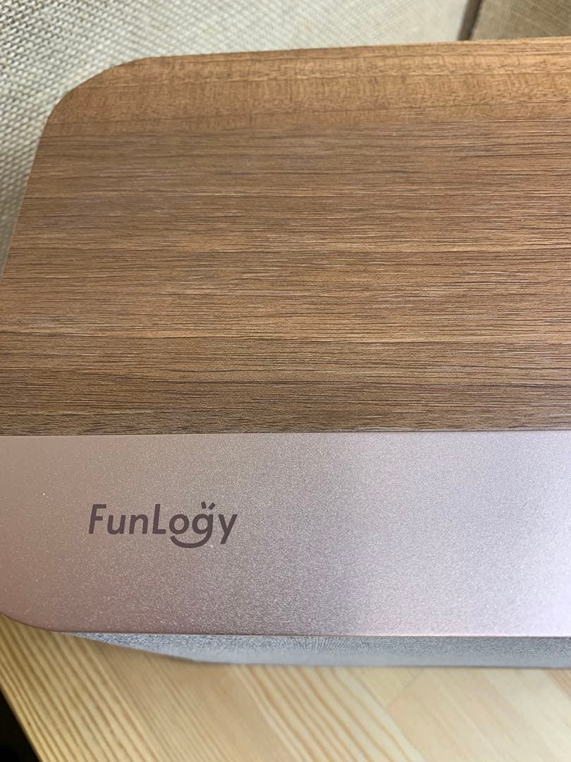 即発送⭕️送料込み❗️☆FunlogyBASS2☆ウッド調☆レトロおしゃれな空間に☆