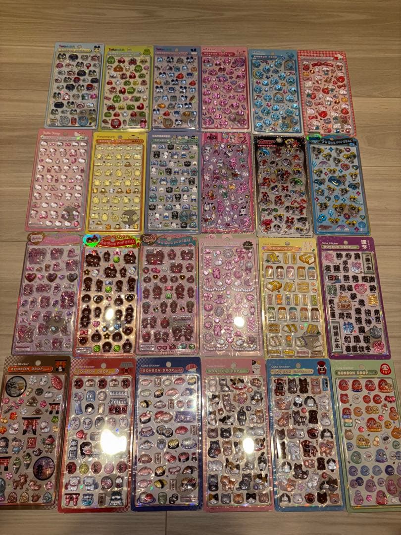 【モフサンド・マリーちゃん含む27枚】ボンボンドロップシール