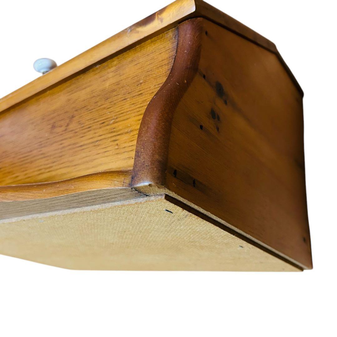 木製ブレッドボックス　ケース　稀少