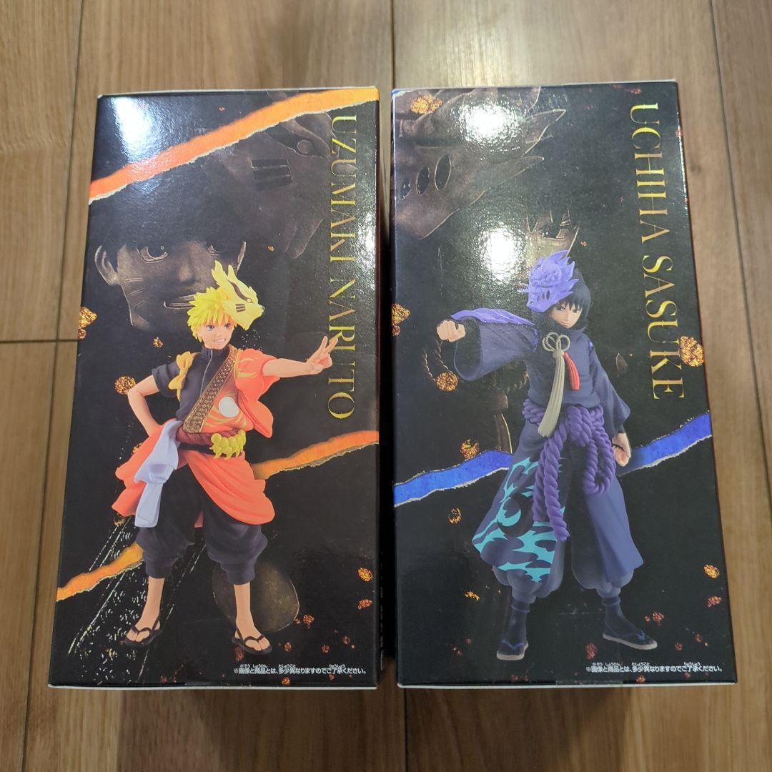 NARUTO 20周年記念フィギュア ナルト、サスケ