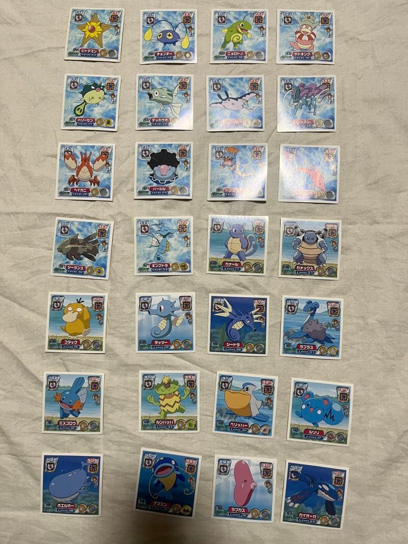 ポケモン 最強シール列伝 アドバンスジェネレーション 126枚 セット