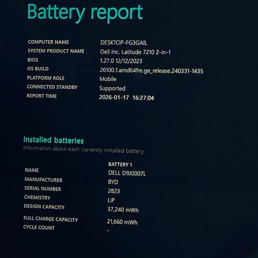 ★タブレット型★ タッチパネル 第10世代i5 2020年製 DELL F36