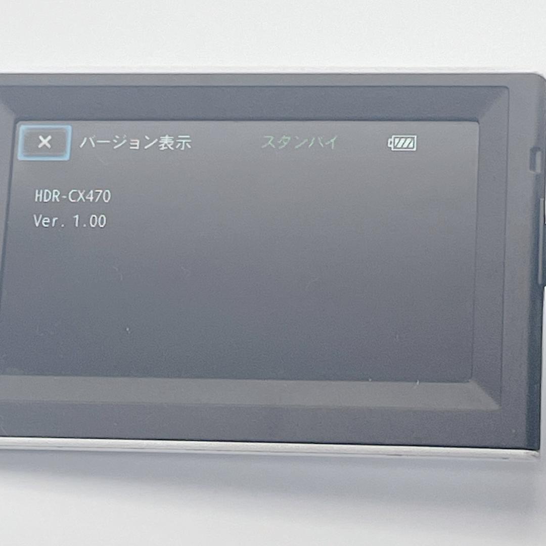 【美品】SONY ハンディカム ビデオカメラ HDR-CX470 32GB