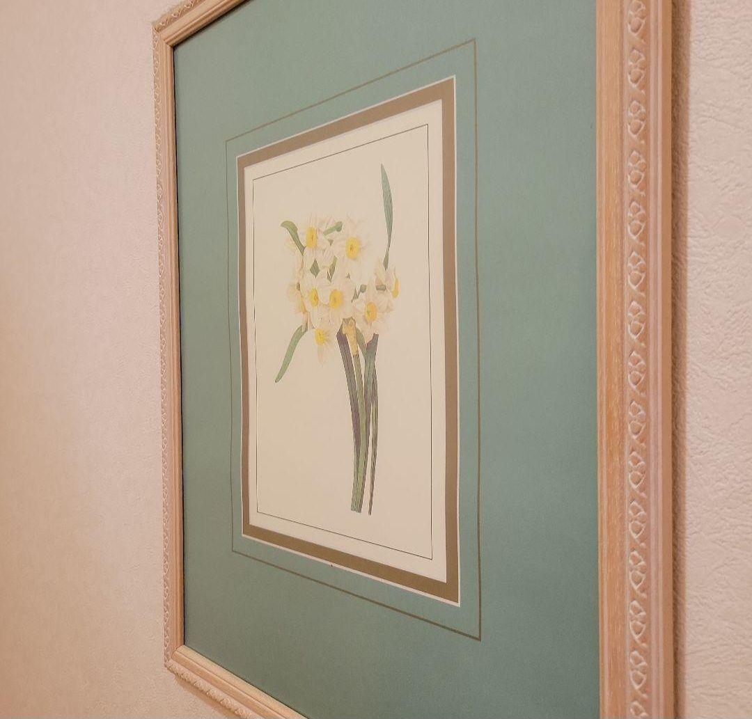 絵画 絵 額縁絵 プリント画 お花絵画 額縁付き絵