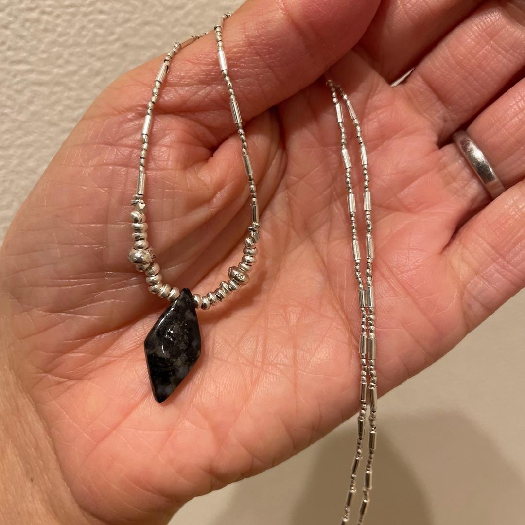 カレンシルバー　ネックレス　シトリン※N57-2 　ラルビカイト※N70-2