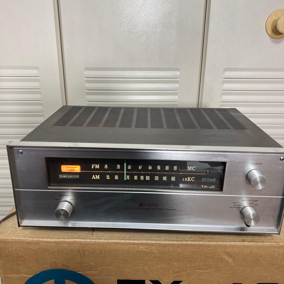 パイオニア　ステレオ　真空管チューナー　TX-40