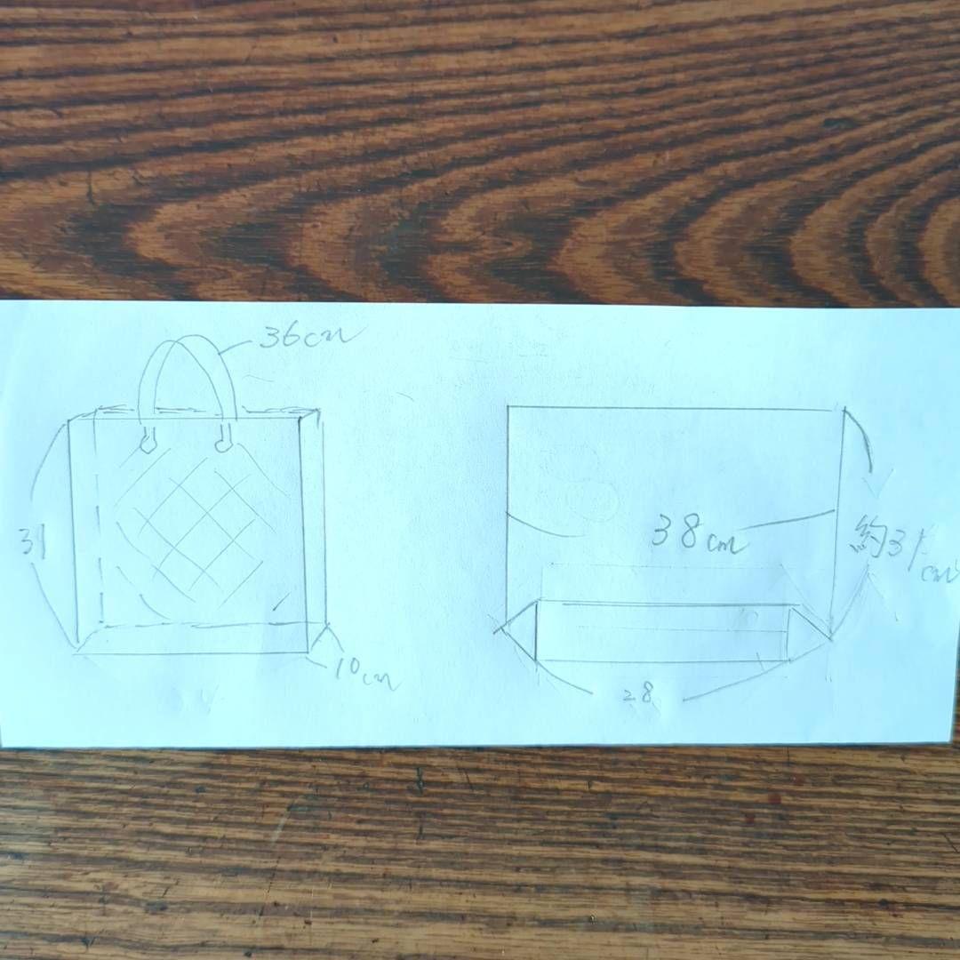 ハンドメイド　リメイク　バッグ　デニム　縫い合わせデザイン　トート　ポーチ付