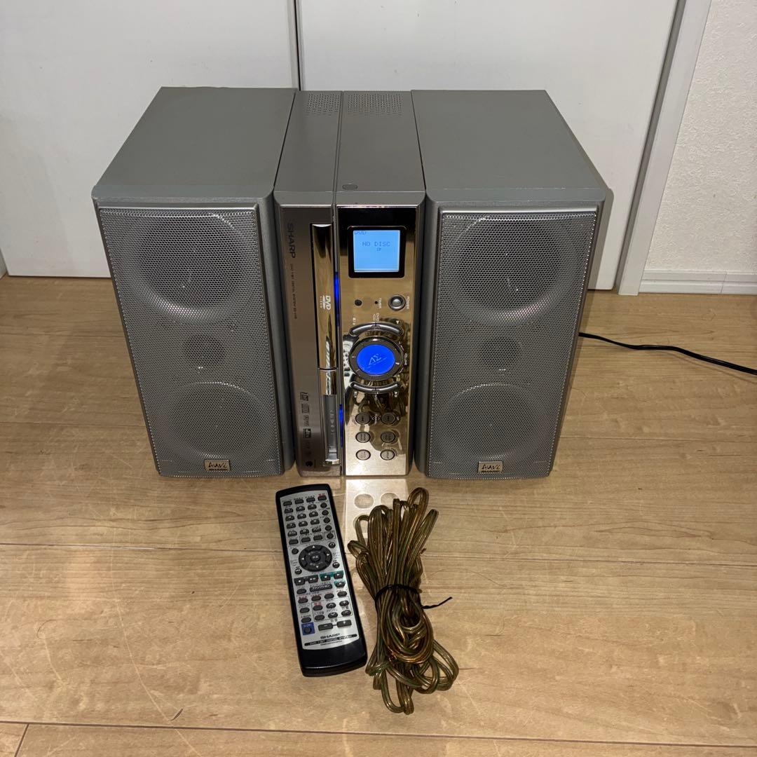 シャープ　完動品　DVD MD CDミニコンポ　SD-VH9