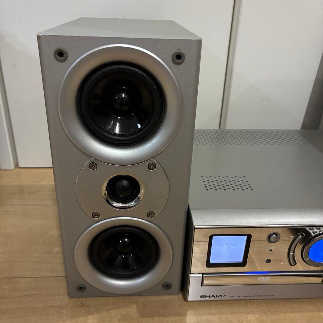 シャープ　完動品　DVD MD CDミニコンポ　SD-VH9