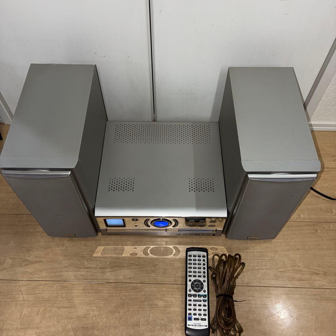 シャープ　完動品　DVD MD CDミニコンポ　SD-VH9
