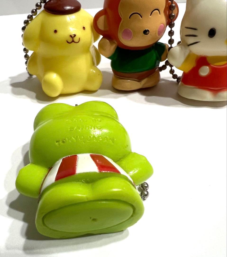 平成レトロ　昔なつかしい　サンリオ　キャラクター　ソフビ　フィギュアキーホルダー