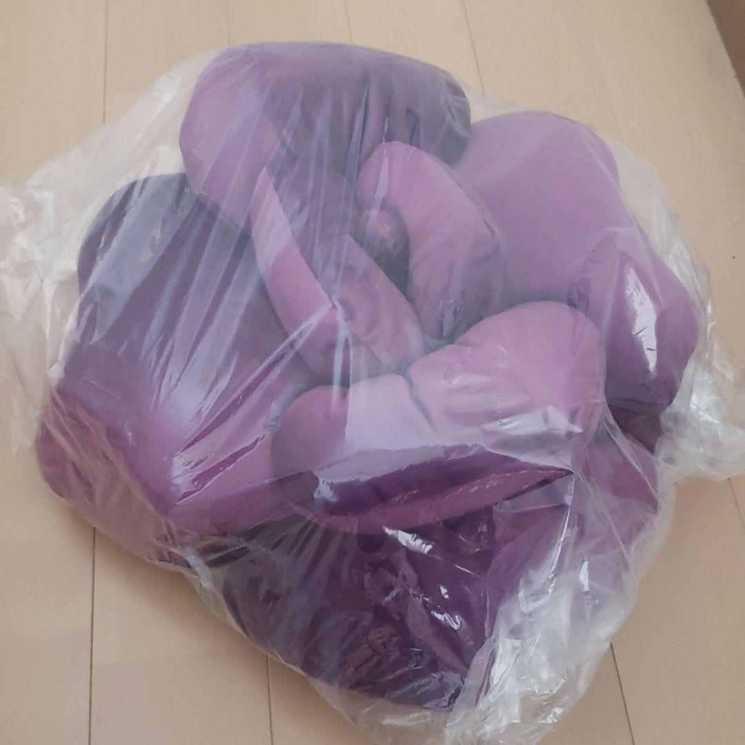 薔薇のクッション violet