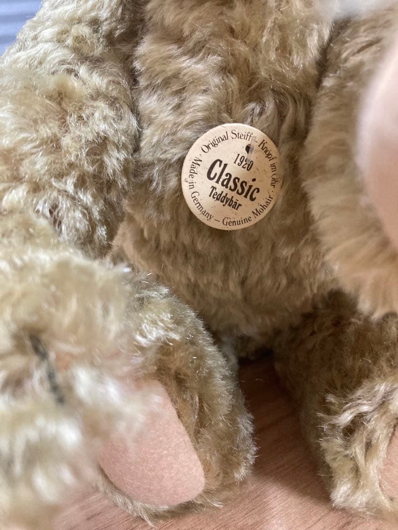 シュタイフ社 テディベア 1920 クラシック 000737 ビンテージ タグ付