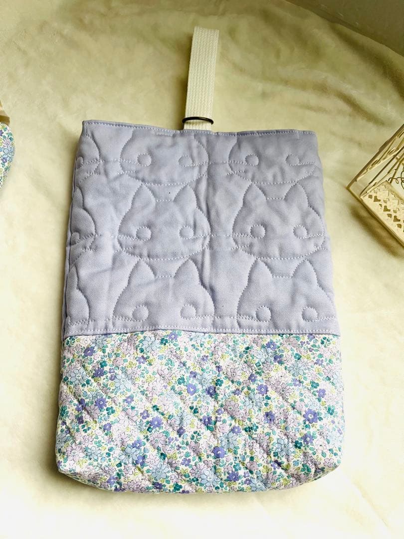 SALE‼️入学準備　4点セット　ハンドメイド　ネコちゃん　花柄