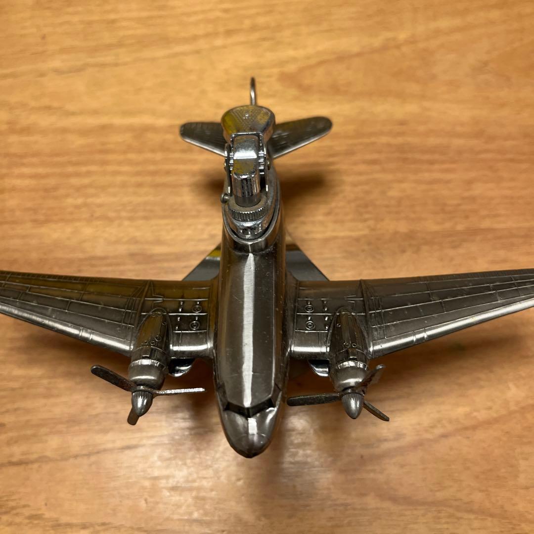 金属製 飛行機型 ライター 日本製 made in japan アンティーク