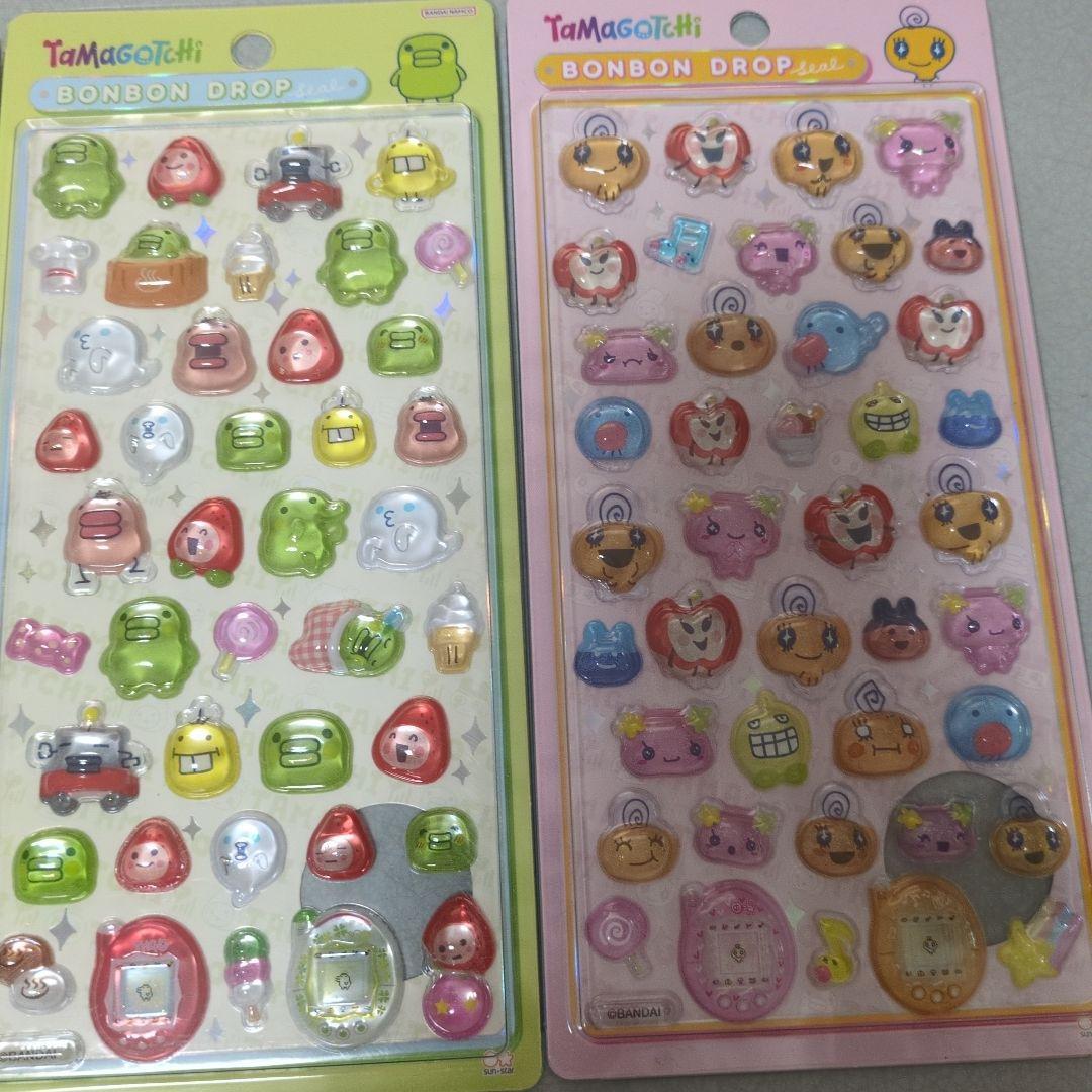 【正規品】たまごっち　ボンボンドロップシール　4枚　まめっち　コンビニ不可