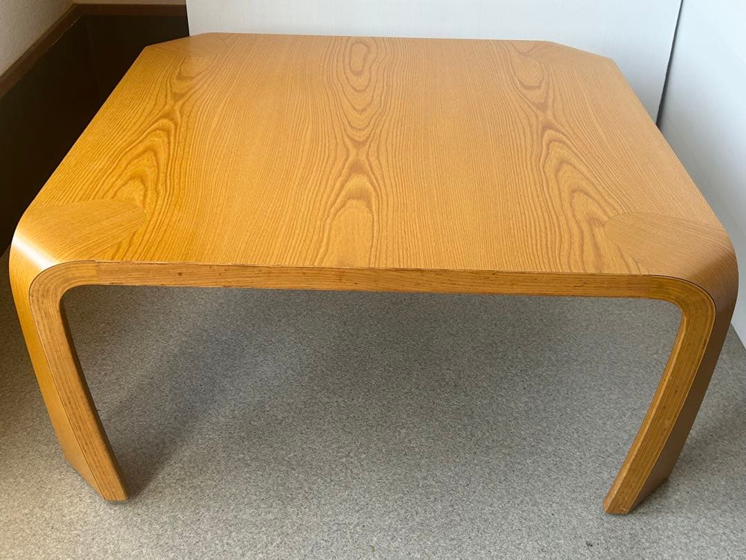 天童木工 座卓 ローテーブル 曲げ木 成形合板 乾三郎　Tendo モダン　机