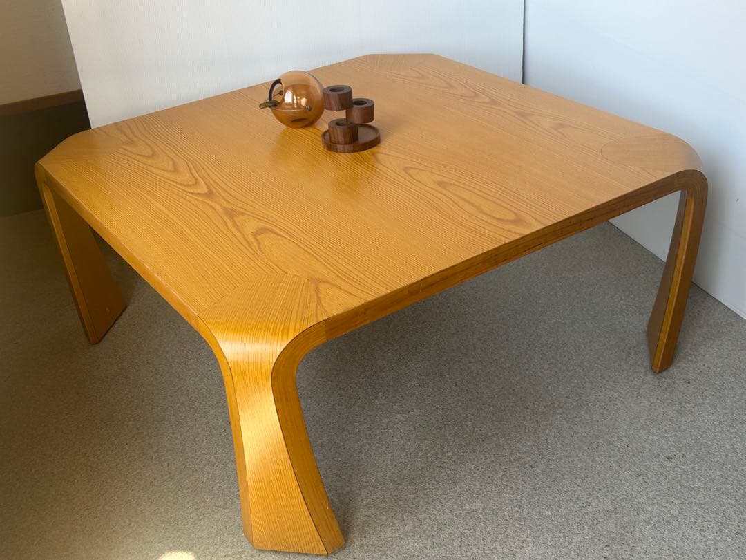 天童木工 座卓 ローテーブル 曲げ木 成形合板 乾三郎　Tendo モダン　机