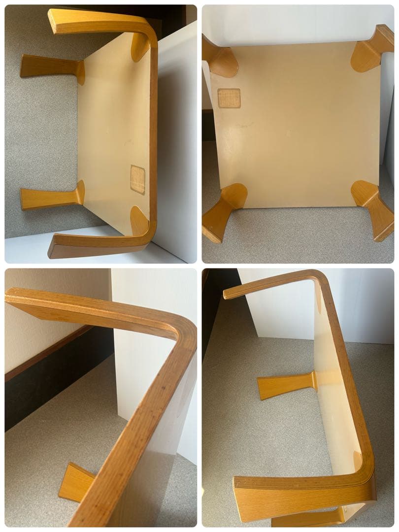 天童木工 座卓 ローテーブル 曲げ木 成形合板 乾三郎　Tendo モダン　机