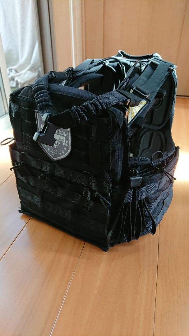 TMC-TAC cordura プレートキャリア 希少 ブラック 実物素材使用