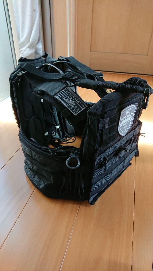 TMC-TAC cordura プレートキャリア 希少 ブラック 実物素材使用