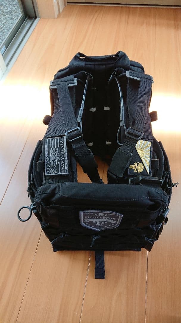 TMC-TAC cordura プレートキャリア 希少 ブラック 実物素材使用