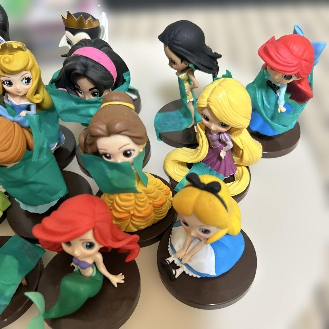 ディズニープリンセス Qposketフィギュアセット 24体