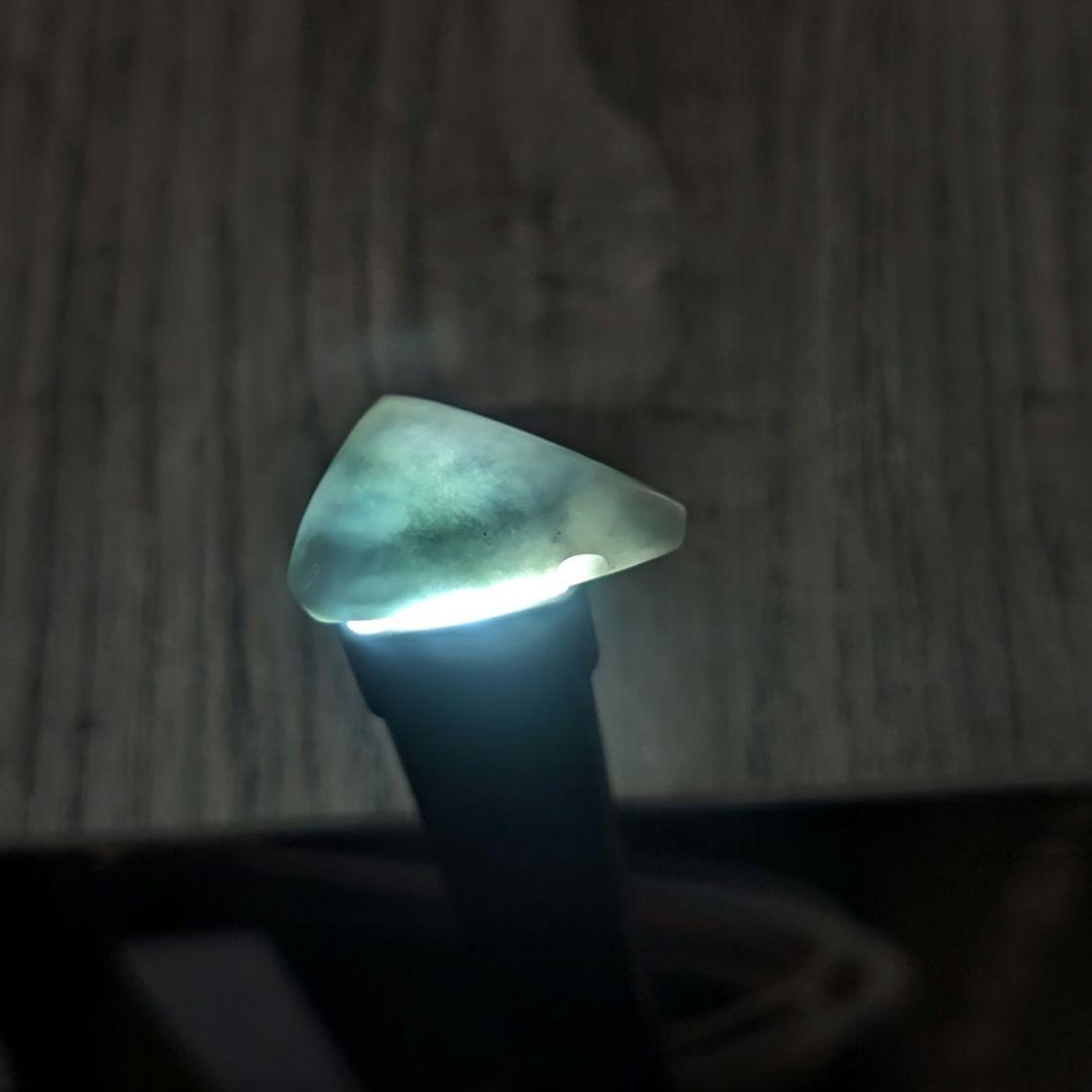 糸魚川翡翠のペンダントトップ　青翡翠