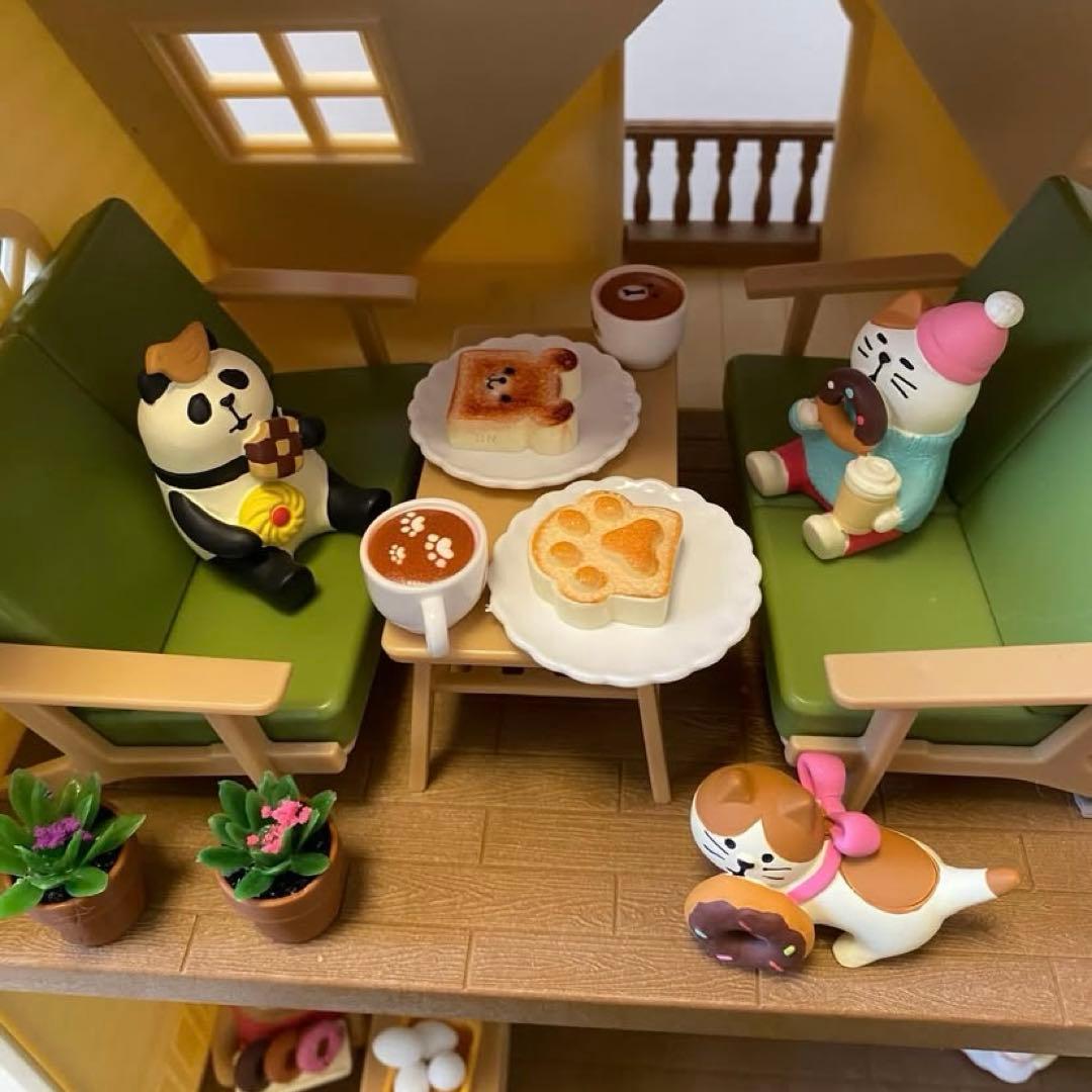 シルバニアファミリー おうち　デコレ　コンコンブル セット