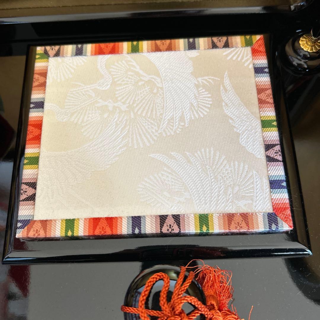 原孝州　親王飾　やさしいお雛様　　木目込雛　花柄着物