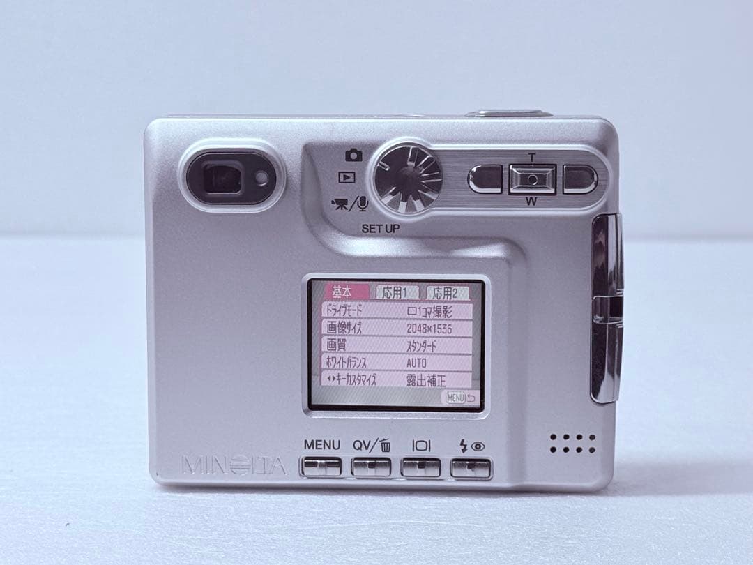 MINOLTA DIMAGE Xt 動作確認済 コンデジ スクエアデザイン