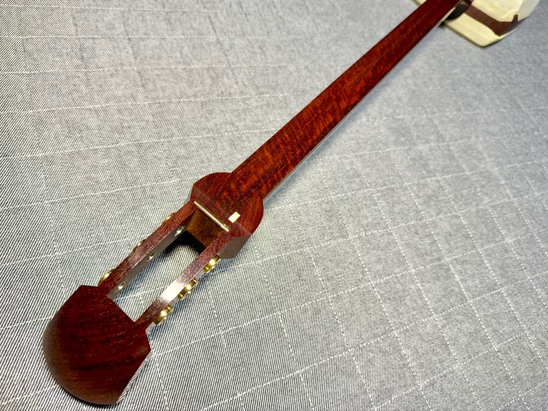 【大虎杢・極】最高峰 津軽三味線 K18 金細 子持綾杉 極上美品 超希少 太棹