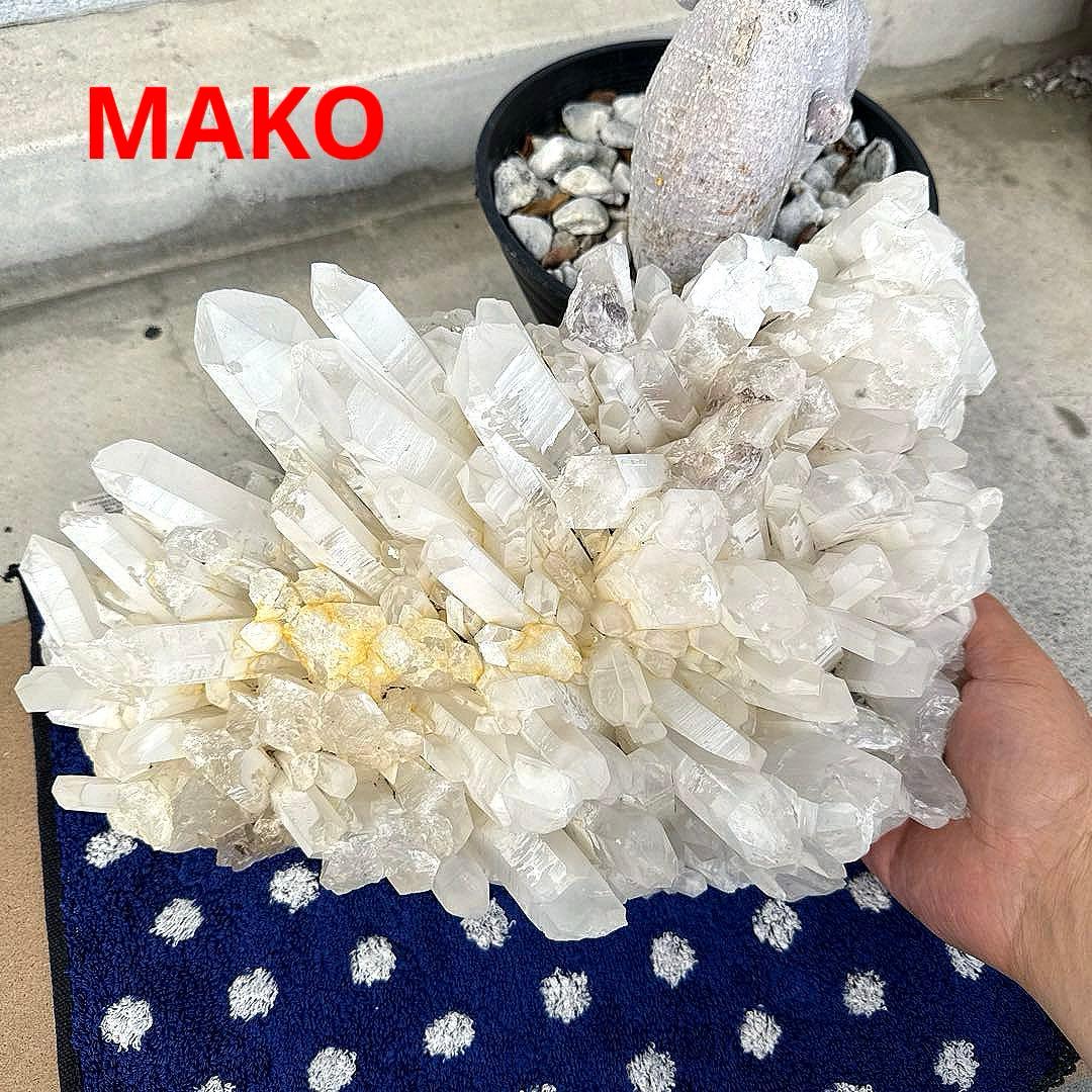 M1691☆水晶クラスター8.8Kg☆天然石　原石☆N50206-B