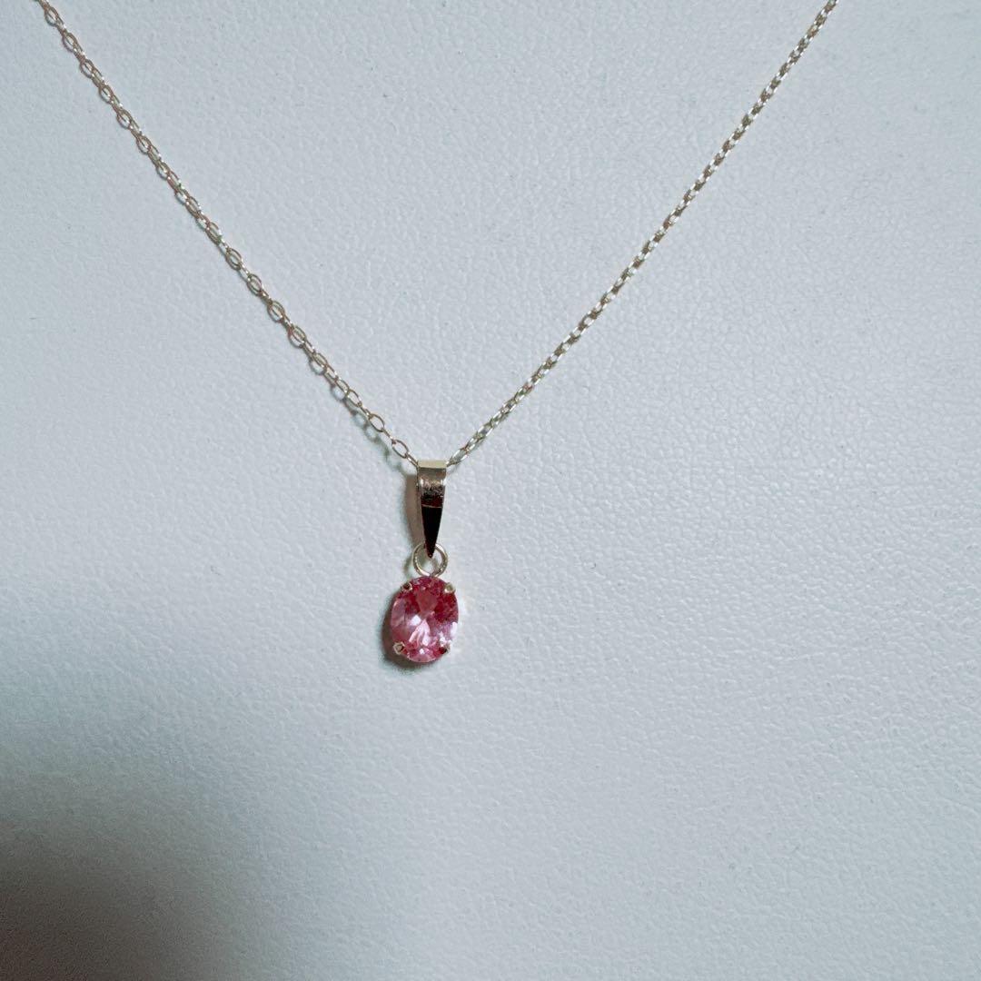 k18Pink SpinalネックレスピンクスピネルネックレスNO25-2446