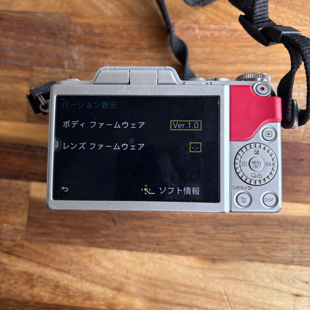 LUMIX gf7ミラーレスカメラ MFレンズセット　ピンク