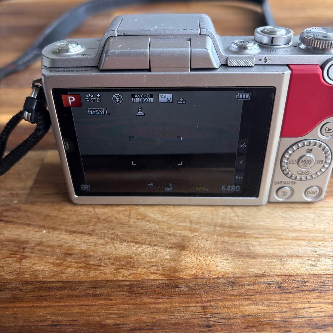 LUMIX gf7ミラーレスカメラ MFレンズセット　ピンク