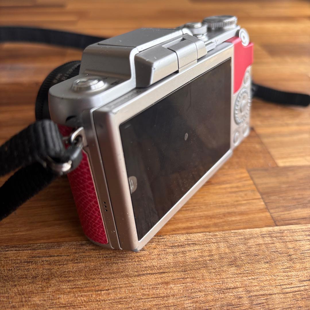 LUMIX gf7ミラーレスカメラ MFレンズセット　ピンク