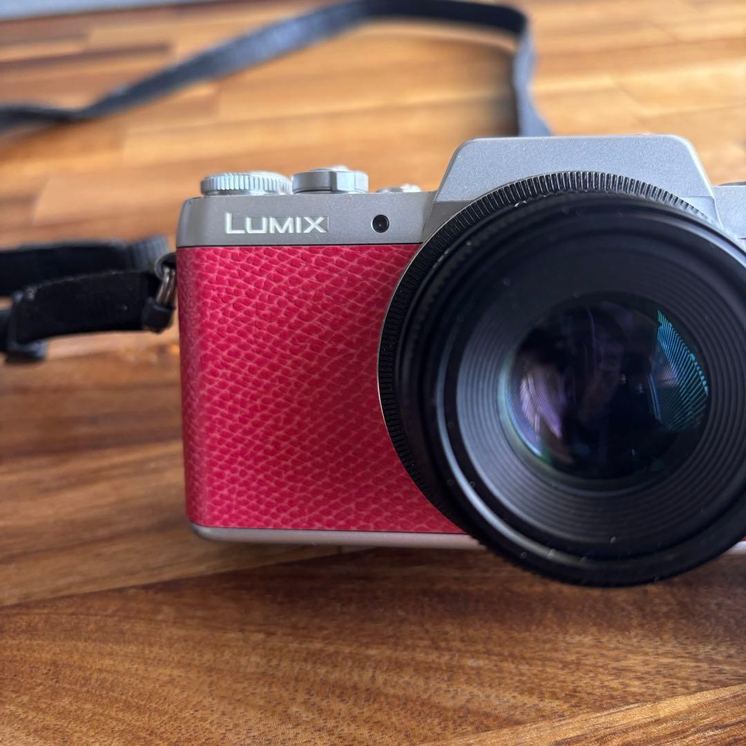 LUMIX gf7ミラーレスカメラ MFレンズセット　ピンク