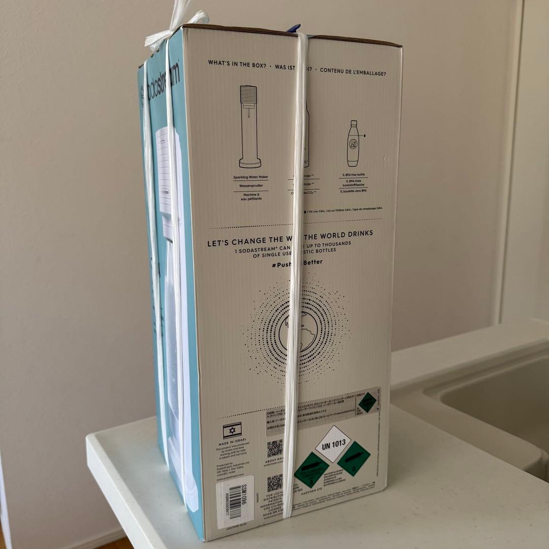 【新品】sodastream GAIA 炭酸水メーカー ホワイト ボトル付き