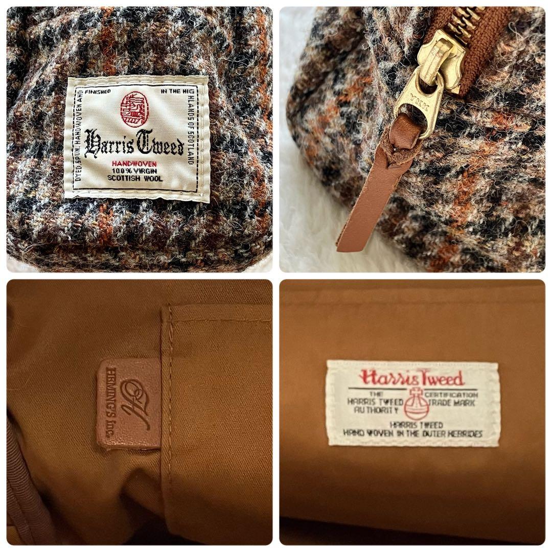 極美品 完売品 ハリスツイード アナザーエディション ボストンバッグ