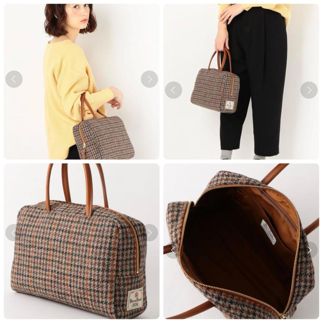 極美品 完売品 ハリスツイード アナザーエディション ボストンバッグ