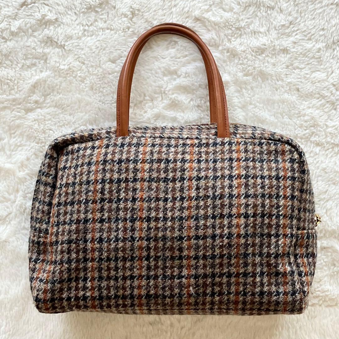 極美品 完売品 ハリスツイード アナザーエディション ボストンバッグ